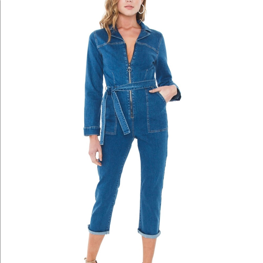 MINKPINK BRISTOL DENIM BOILERSUIT